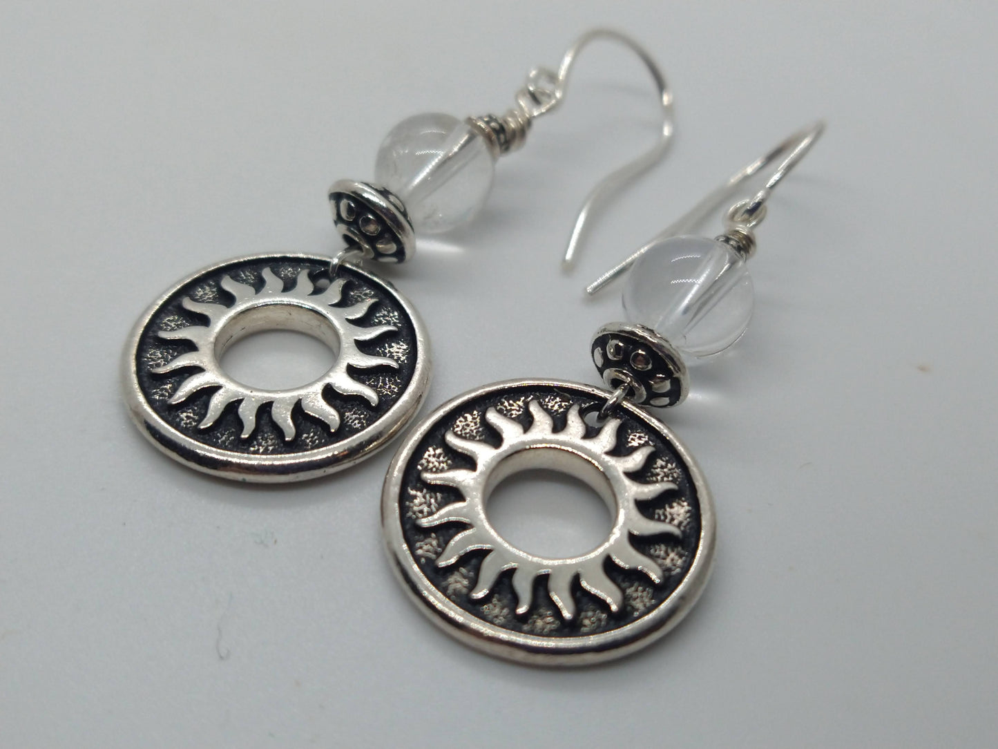 Clear Quartz Del Sol Earrings