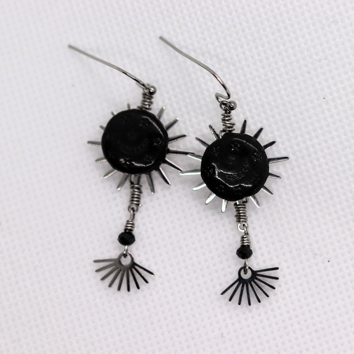 Celestial starburst earrings