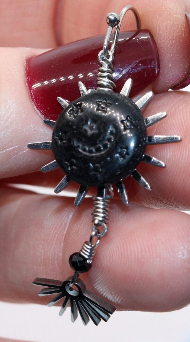 Celestial starburst earrings