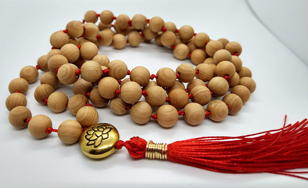 Thuja Wood 108 Bead Mala