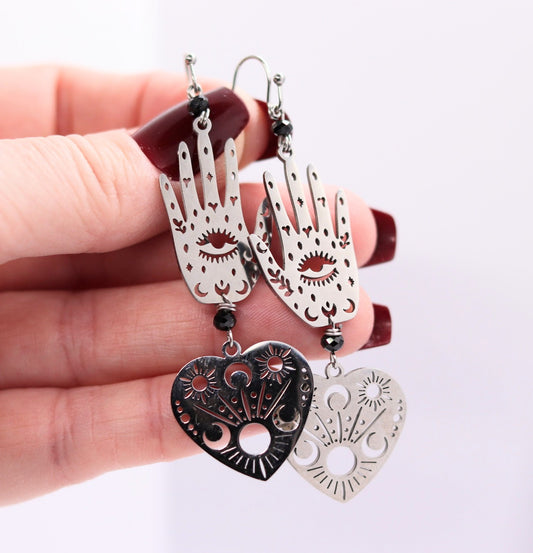 Fortune teller earrings
