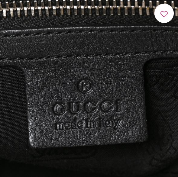 Gucci Guccissima Medium Icon Bit Hobo Black