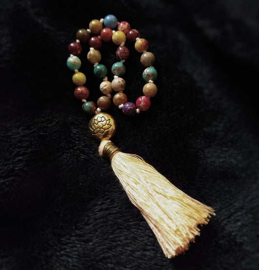 Multicolored 27 Bead Mala