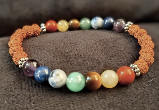 Rudraksha Chakra Bracelet